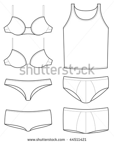Vector Download   Underwear Templates