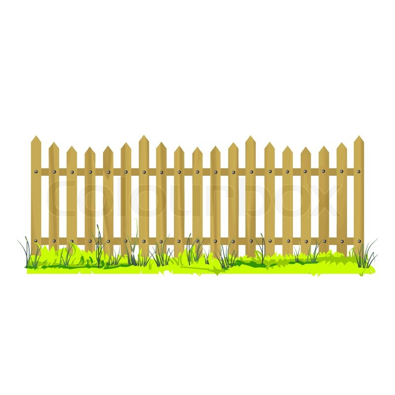 Wooden Fence Clip Art Wood Horizontally Pictures
