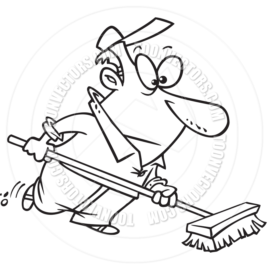 Cleaning Supplies Clip Art Black And White