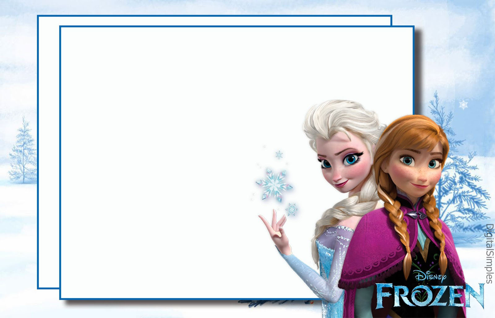 Kit Digital Anivers Rio Frozen Disney Uma Aventura Congelante Com