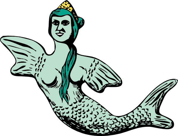 Mermaid 4 Clip Art   Vector Clip Art Online Royalty Free   Public