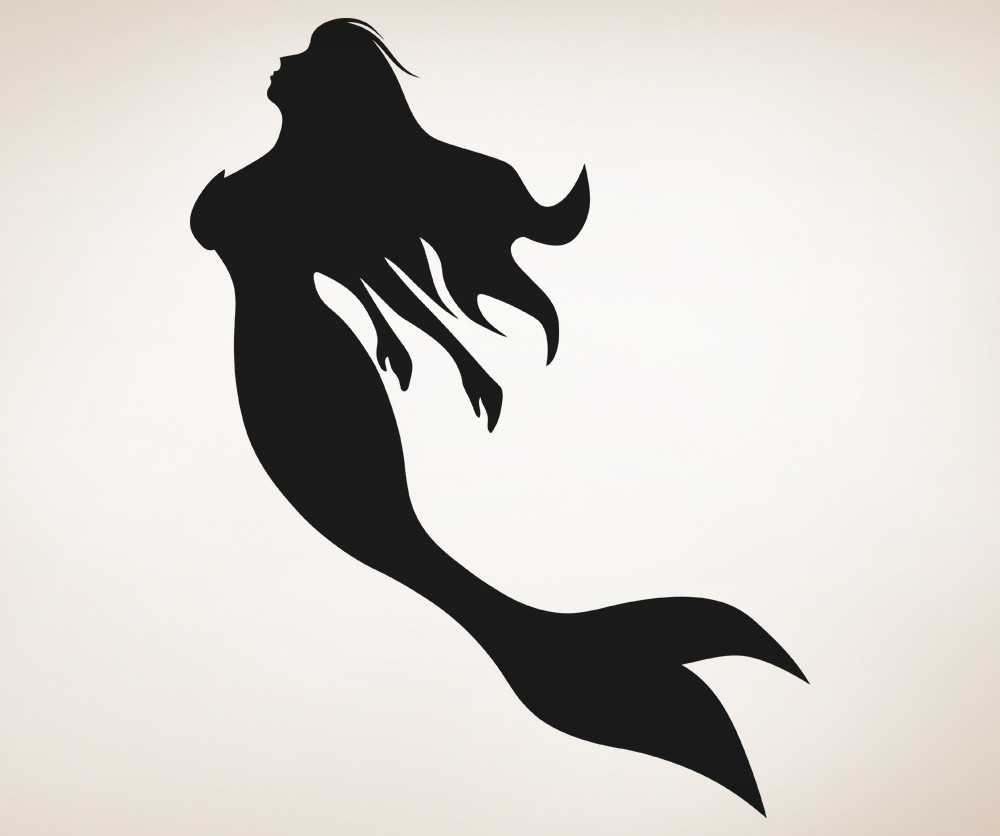 Mermaid Silhouette Clip Art Little Mermaid Silhouette Clip Art