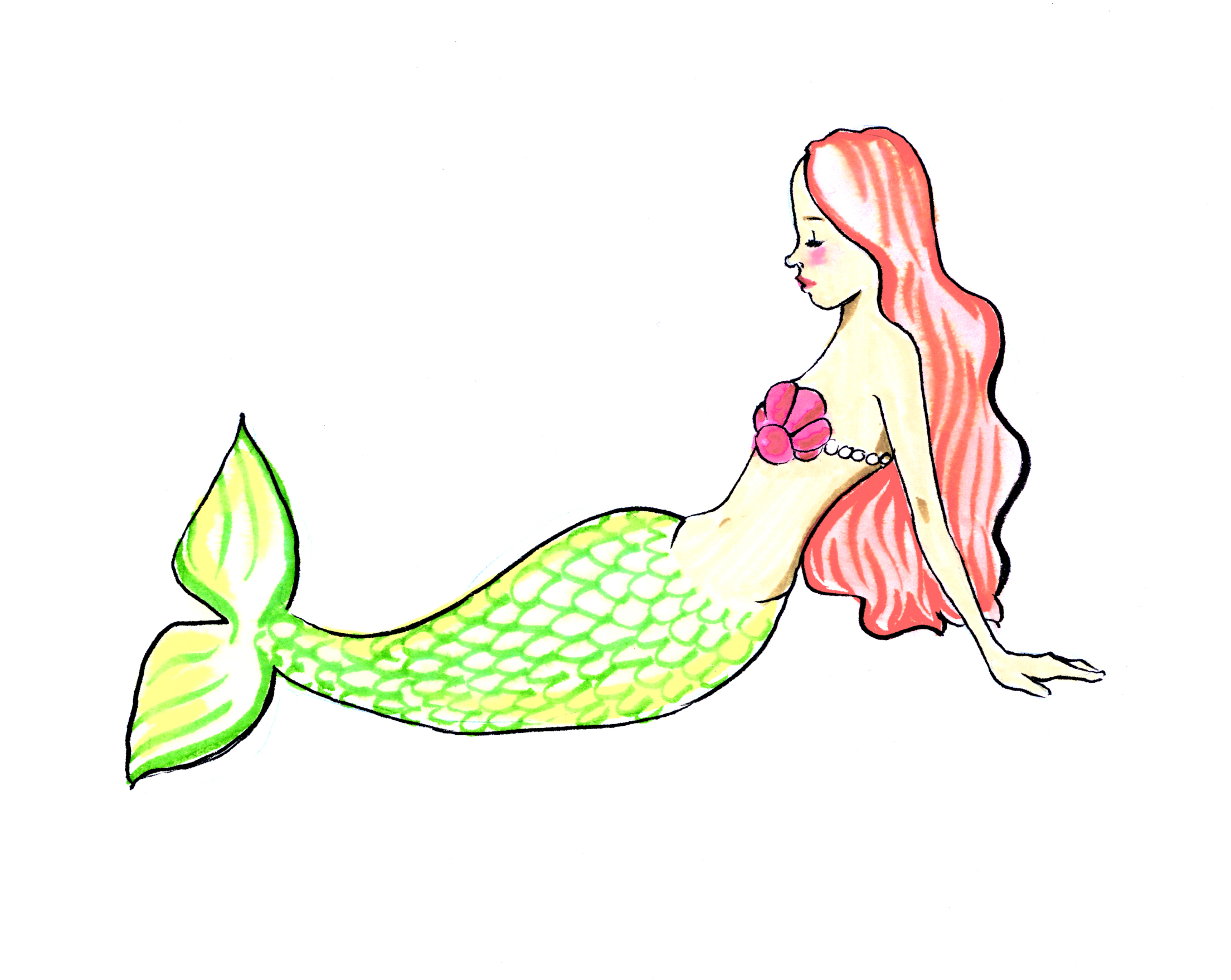 Mermaid Tail Outline   Clipart Panda   Free Clipart Images