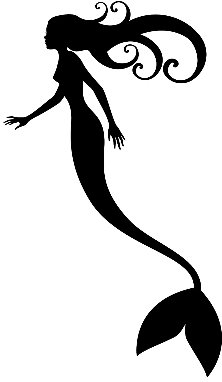 Mermaids   Shadow Puppet Silhouette   Svg Dies Stencils    Pinterest
