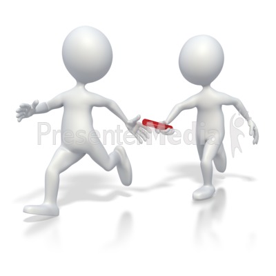 Passing Baton Teamwork   Education And School   Great Clipart For