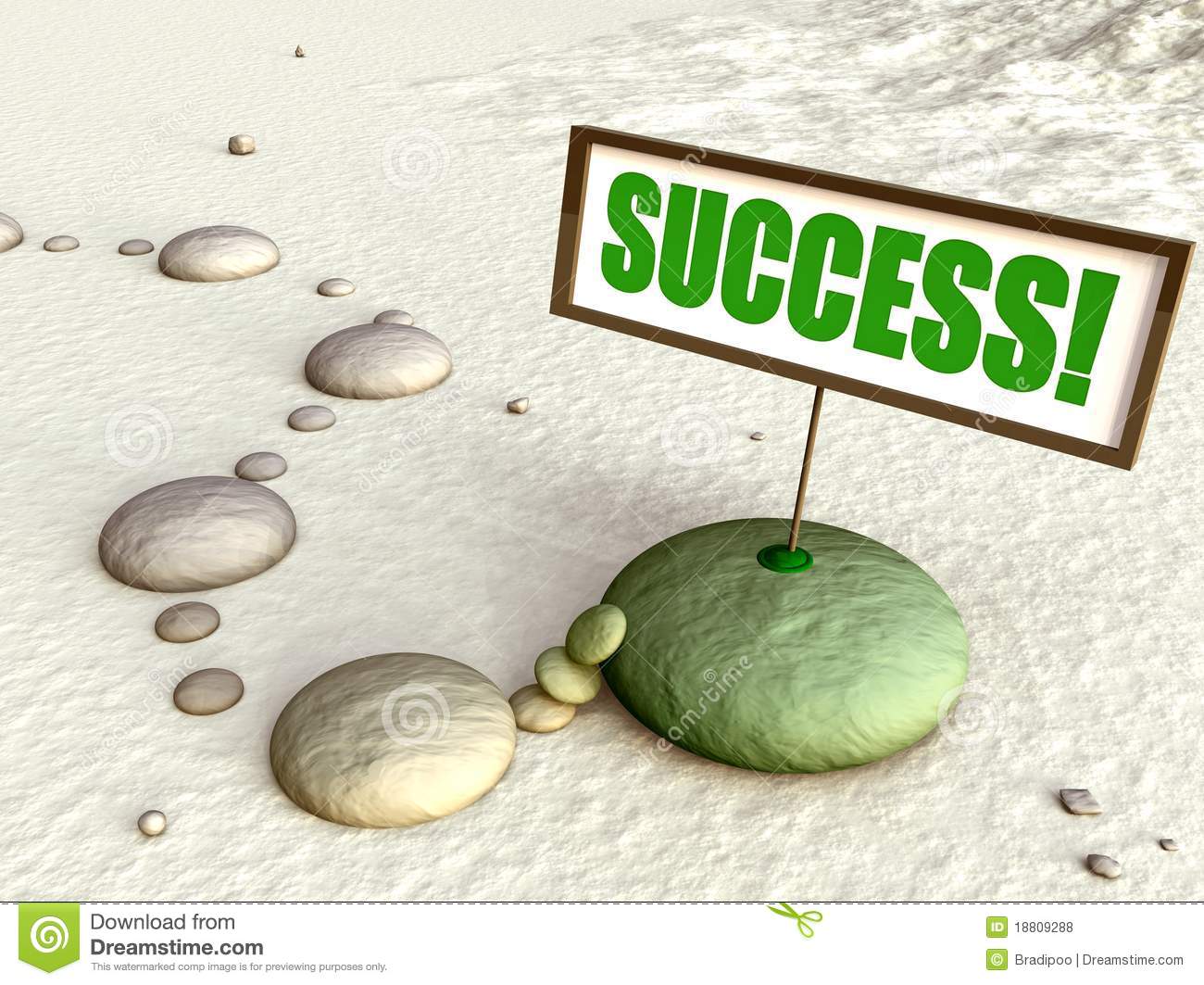 Path To Success 3d Illustration Royalty Free Stock Photos   Image