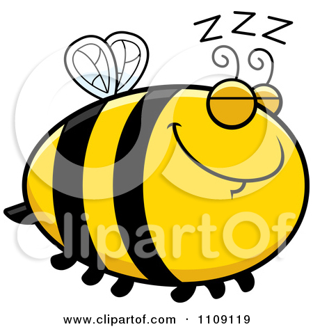Royalty Free  Rf  Bee Sleeping Clipart Illustrations Vector Graphics