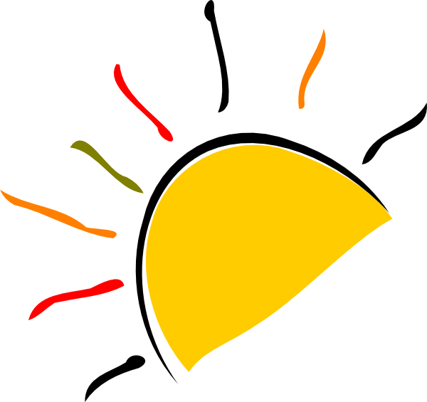Sun Logo Clip Art   Vector