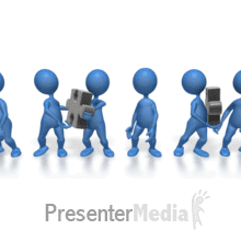 Teamwork Pass Puzzle Pieces Powerpoint Animation