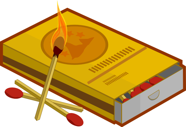 This Clip Art Of A Matchbox Together With Matches Is Free For Personal