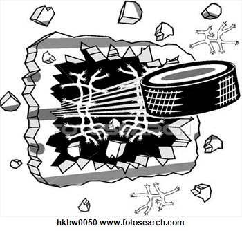 Clipart   Puck Breaking Through Ice  Fotosearch   Search Clipart    