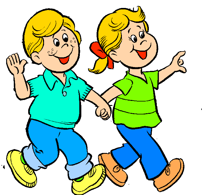 Friends Walking Together Clipart In The Case Of Zoe And Lloyd