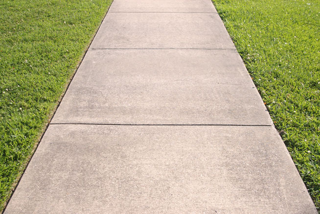 Narrow Path Or A Tight Rope   Sidewalk