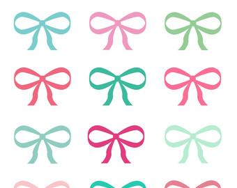 Popular Items For Bow Clipart On Etsy