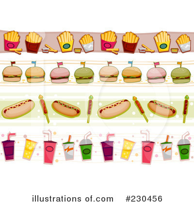 Royalty Free  Rf  Fast Food Clipart Illustration  230456 By Bnp Design
