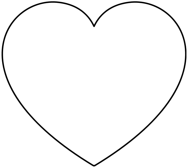 Simple Heart    Holiday Valentines Valentine Hearts Basic Hearts