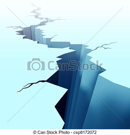 Stock Illustration   Cracked Ice On Frozen Floor   Stock Illustration