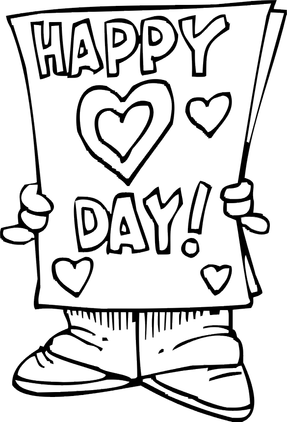 Valentines Day Coloring Pages  Valentine Printable Coloring Pages
