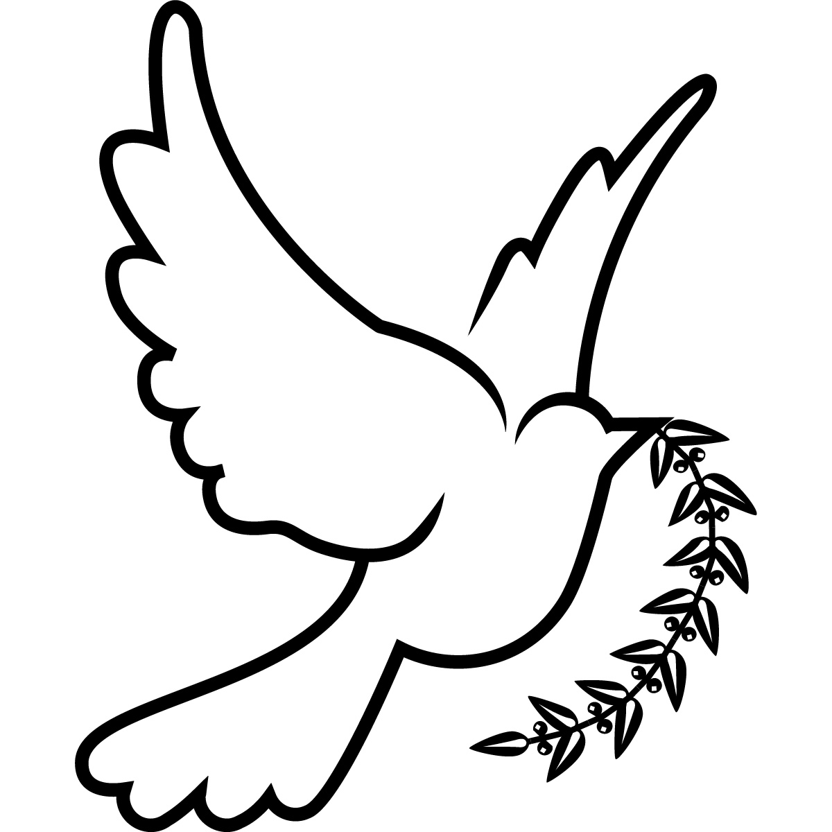 12 White Dove Drawing Free Cliparts That You Can Download To You