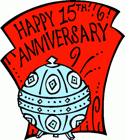 15th Anniversary Clipart   15th Anniversary Clip Art