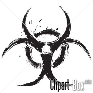 Clipart Biohazard Symbol Sketch   Cliparts   Pinterest
