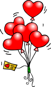 Heart Balloons Clip Art At Clker Com   Vector Clip Art Online Royalty    