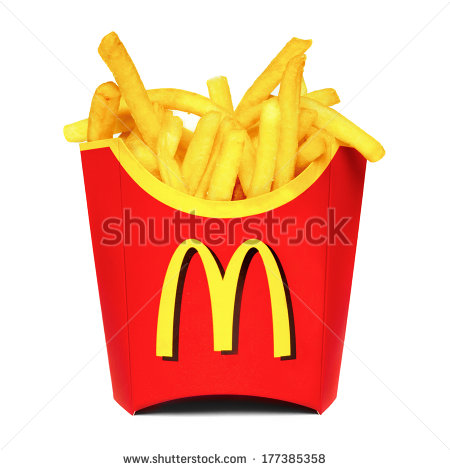Moscow Russia July 7 2013  Mcdonald S French Fries  Mcdonald S