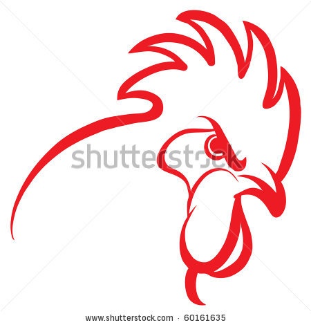 Rooster Silhouette Clip Art   Vector Clip Art Online Royalty Free