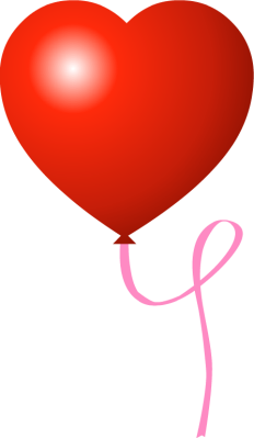     Usage To Insert Red Heart Balloon Clip Art On To Your Photo Just