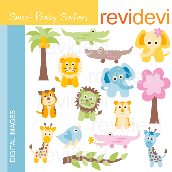 Baby Animal Clipart   Item 4   Vector Magz   Free Download Vector