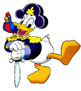 Donald Duck Pirate Clipart
