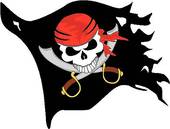 Pirate Flag   Royalty Free Clip Art