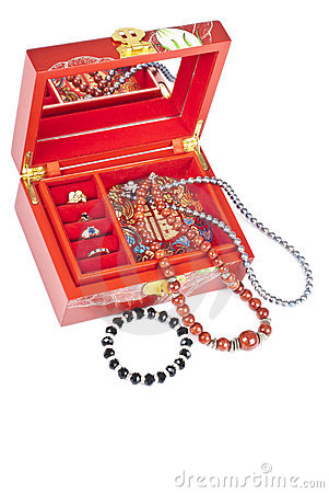 Red Jewel Clip Art Red Chinese Jewelry Box Rings