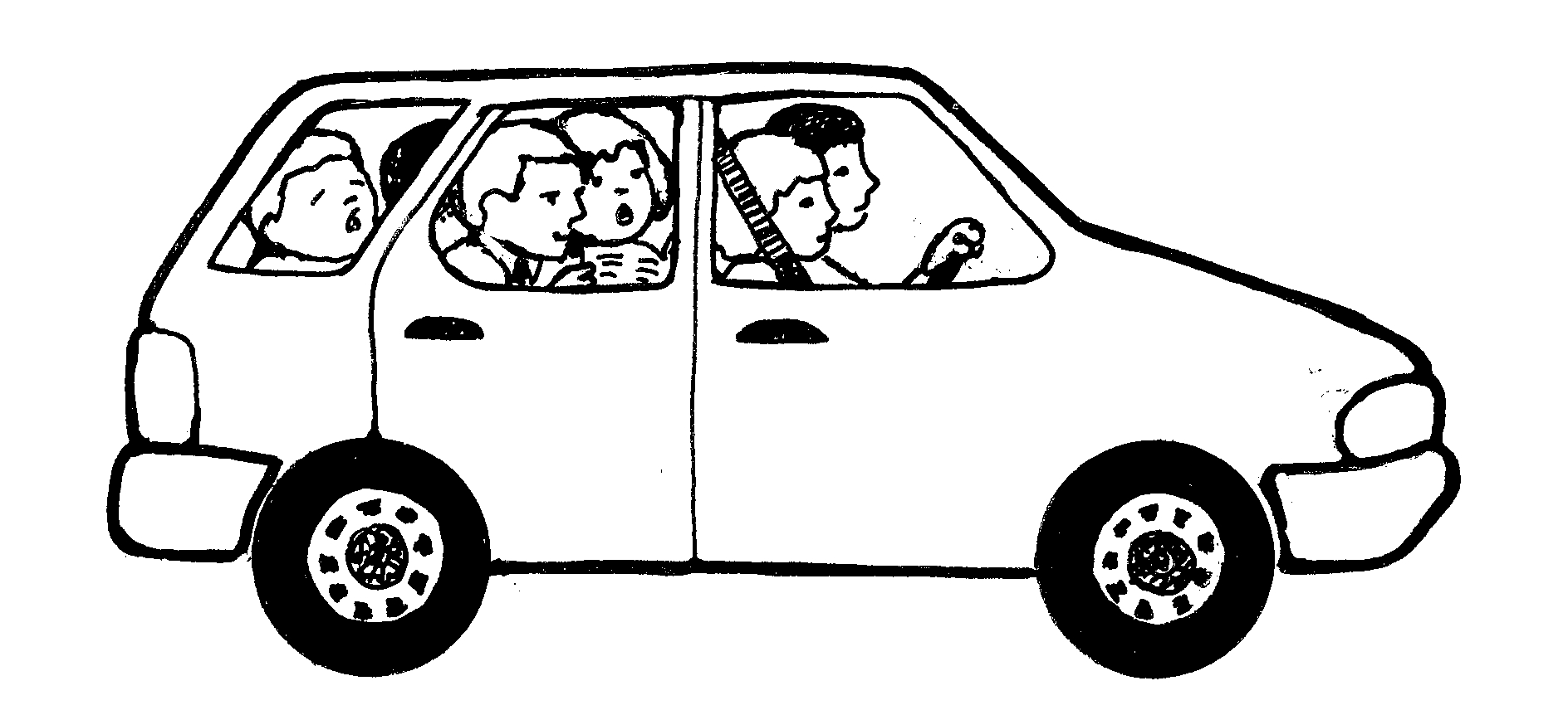 Viewing Gallery For   Back Of Car Clipart