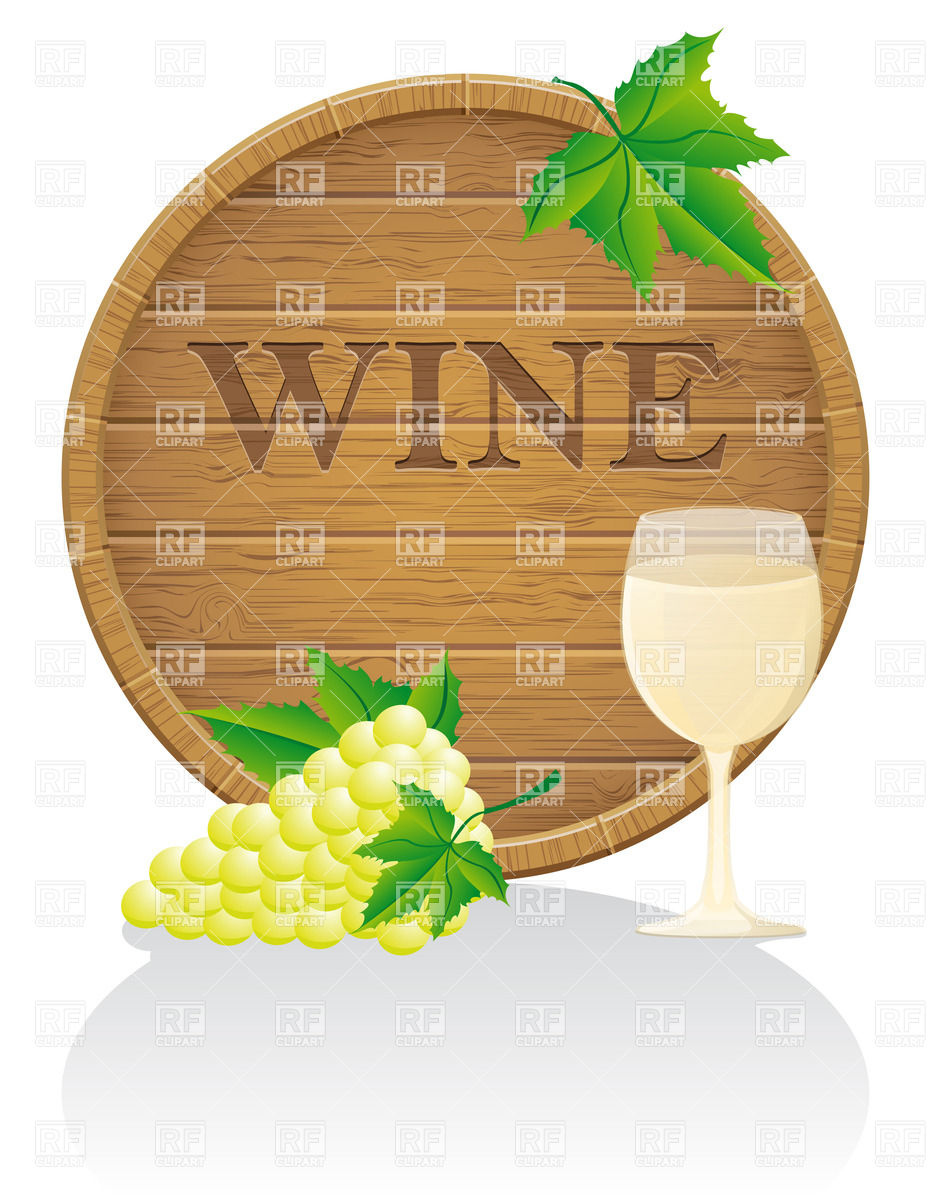 Wine Barrel And Wineglass Download Royalty Free Vector Clipart  Eps