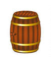 Wine Barrel Clip Art Clipart Vector Wine Barrels Object Wine Barrel    