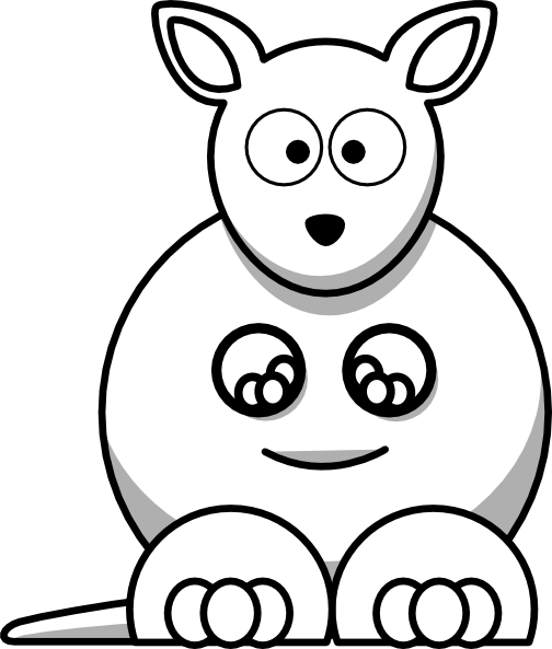 28 Kangaroo Outline   Free Cliparts That You Can Download To You    