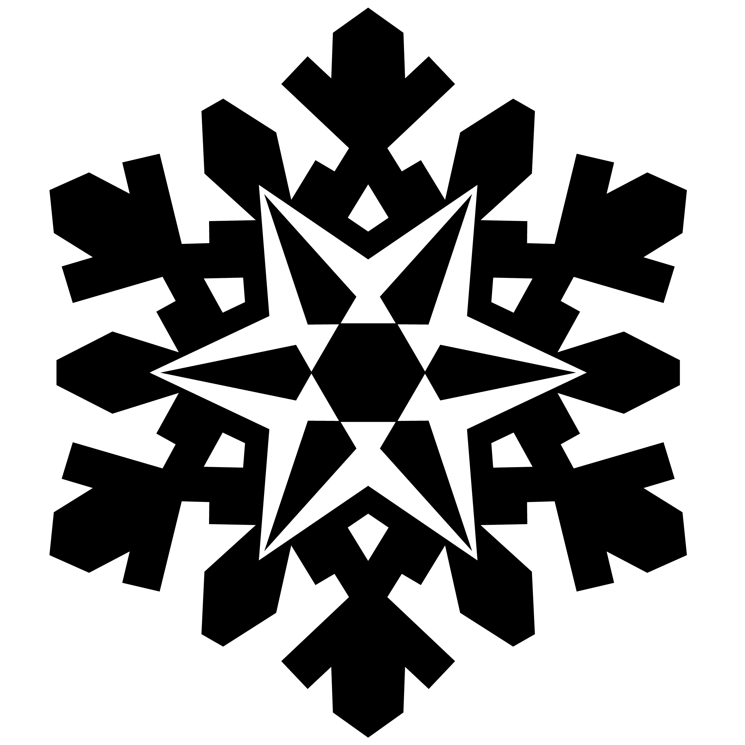 52 Snowflakes Vectors Silhouette And Photoshop Brushes For    