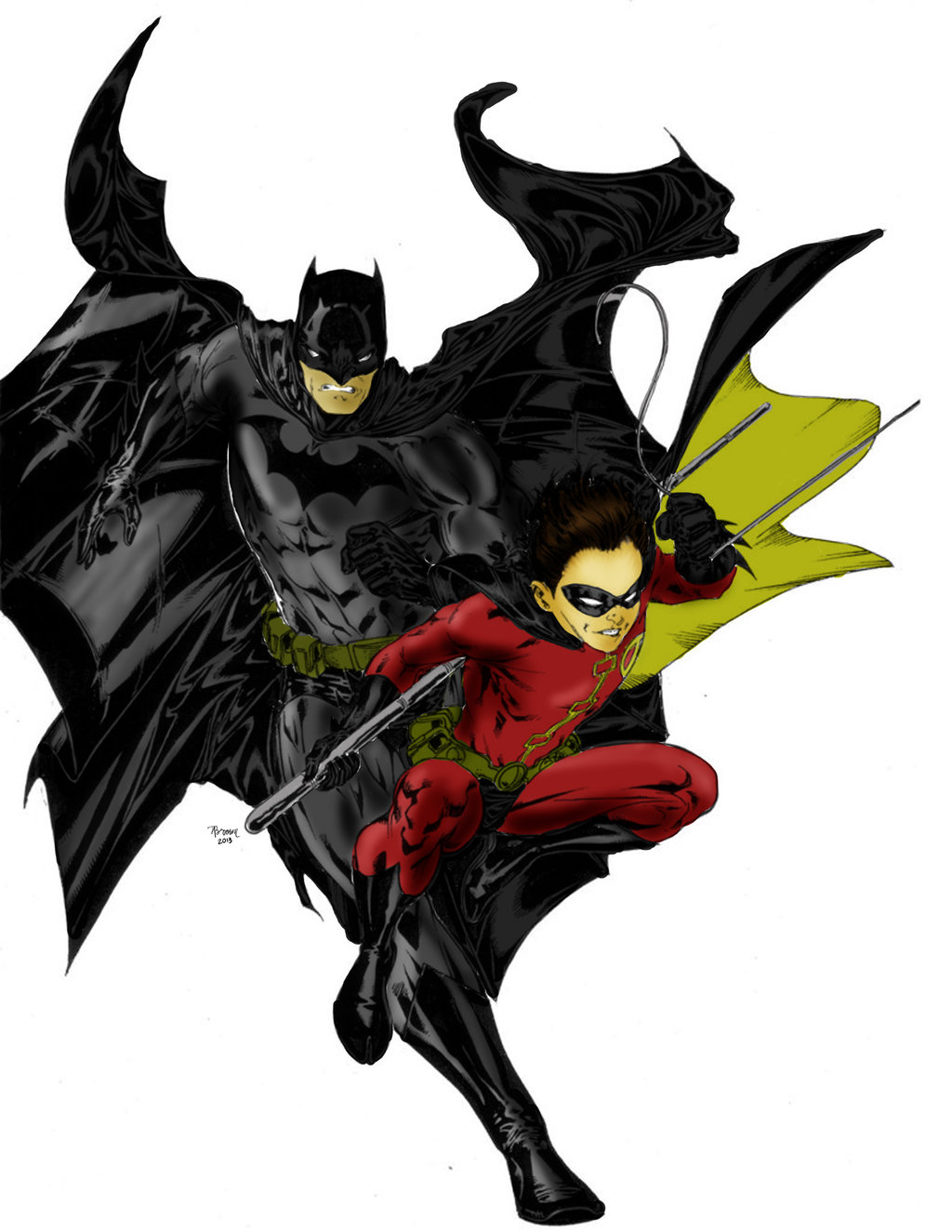 Back   Gallery For   Penguin Clip Art Batman And Robin