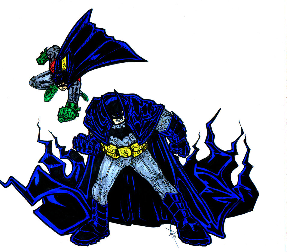 Batman And Robin Clip Art Http   Www Pic2fly Com Batman And Robin Clip