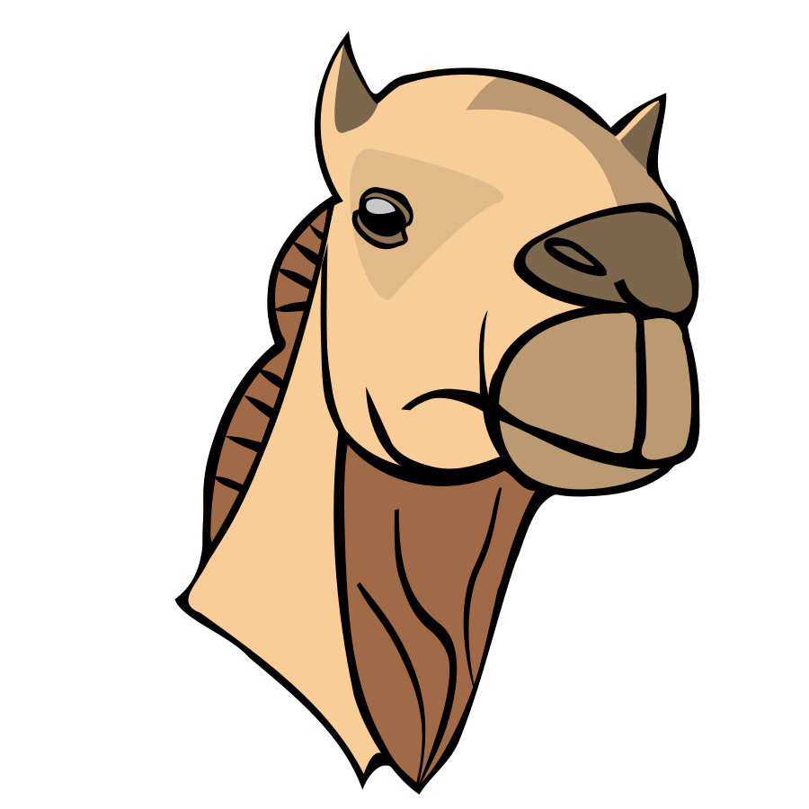 Camel Head Clipart Large Size