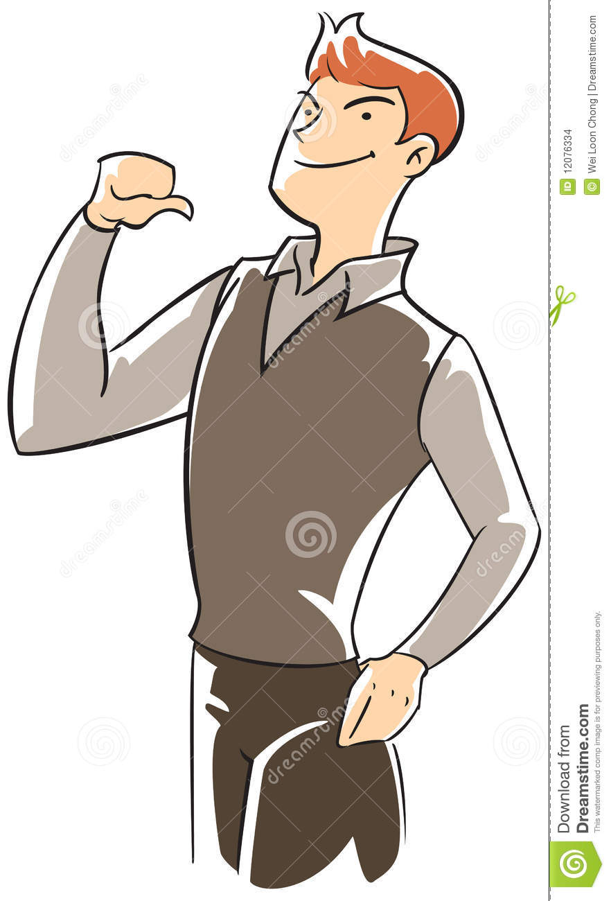 Confidence Executive Pointing Himself With Thumb Stock Images   Image