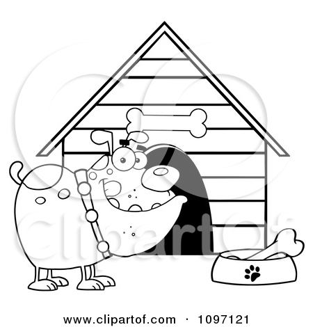 Dog House Clip Art Black And White   Clipart Panda   Free Clipart    