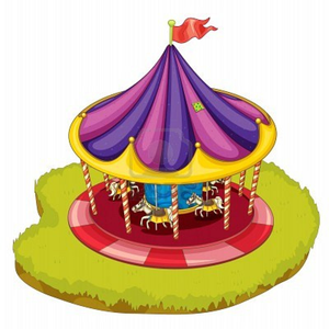 Illustration Of A Carnival Ride   Free Images At Clker Com   Vector