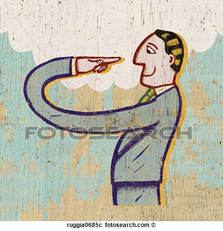 Pointing To Self Clipart Stock Illustration   Pointing