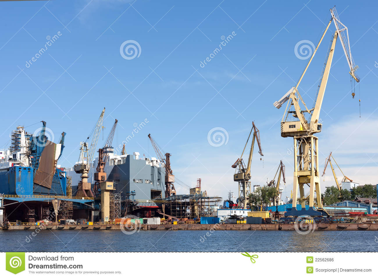 Ship Repair Yard  Royalty Free Stock Image   Image  22562686