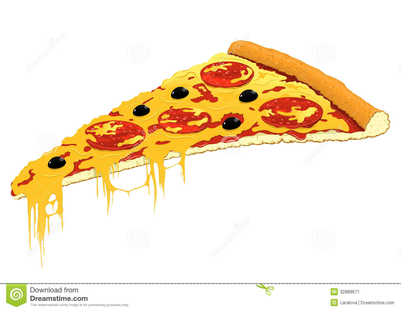 Slice Of Pizza Stock Image   Image  32888671
