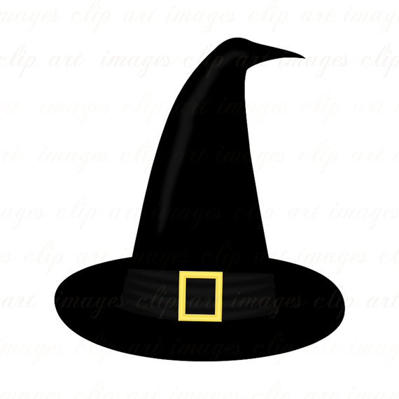 Witch Hat Clip Art One Plain And One With Buckle For Halloween