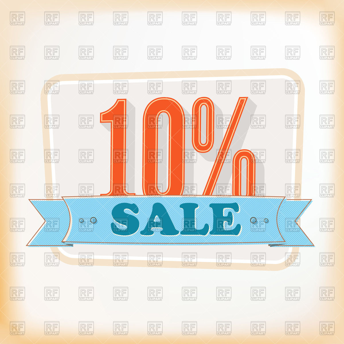 10   Percent  Sale   Advertising Banner Download Royalty Free Vector    
