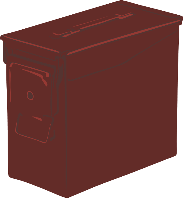 Ammo Clipart Large Ammo Can 66 6 4927 Png